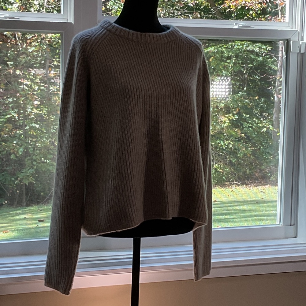 Jenni Kayne Soft Cream Cashmere Crew Neck Sweater